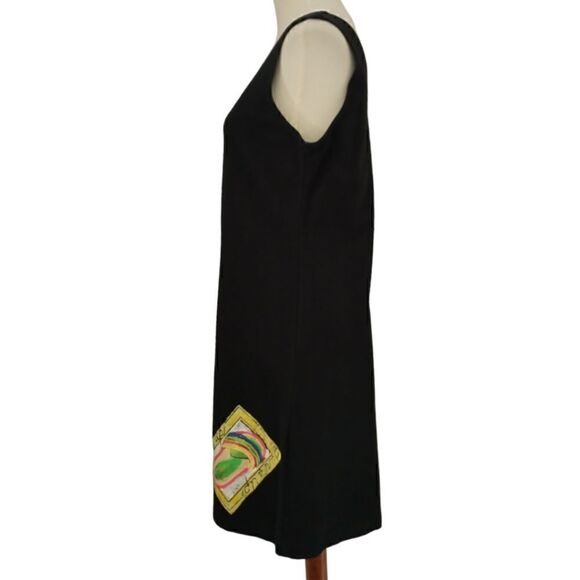 Easy Apparel Graphic Print Dress S Cover Up Lounge Black USA Flip Flops Beachy - Picture 9 of 16